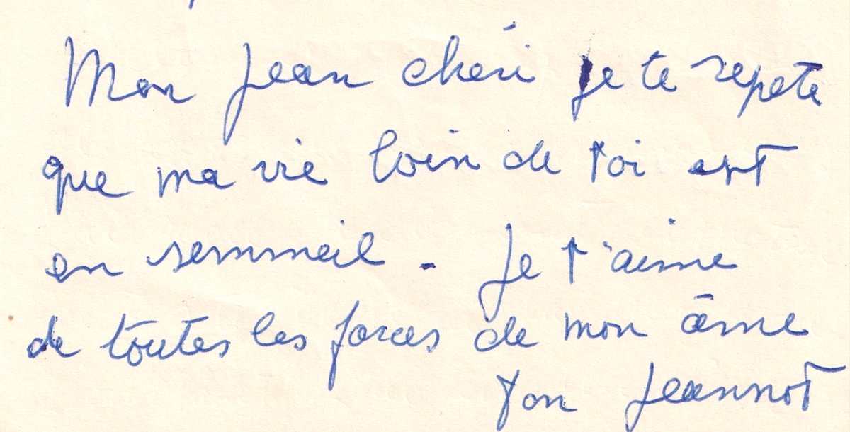 JEAN MARAIS à JEAN COCTEAU - Lettre d'amour autographe signée 1952 -photo-7