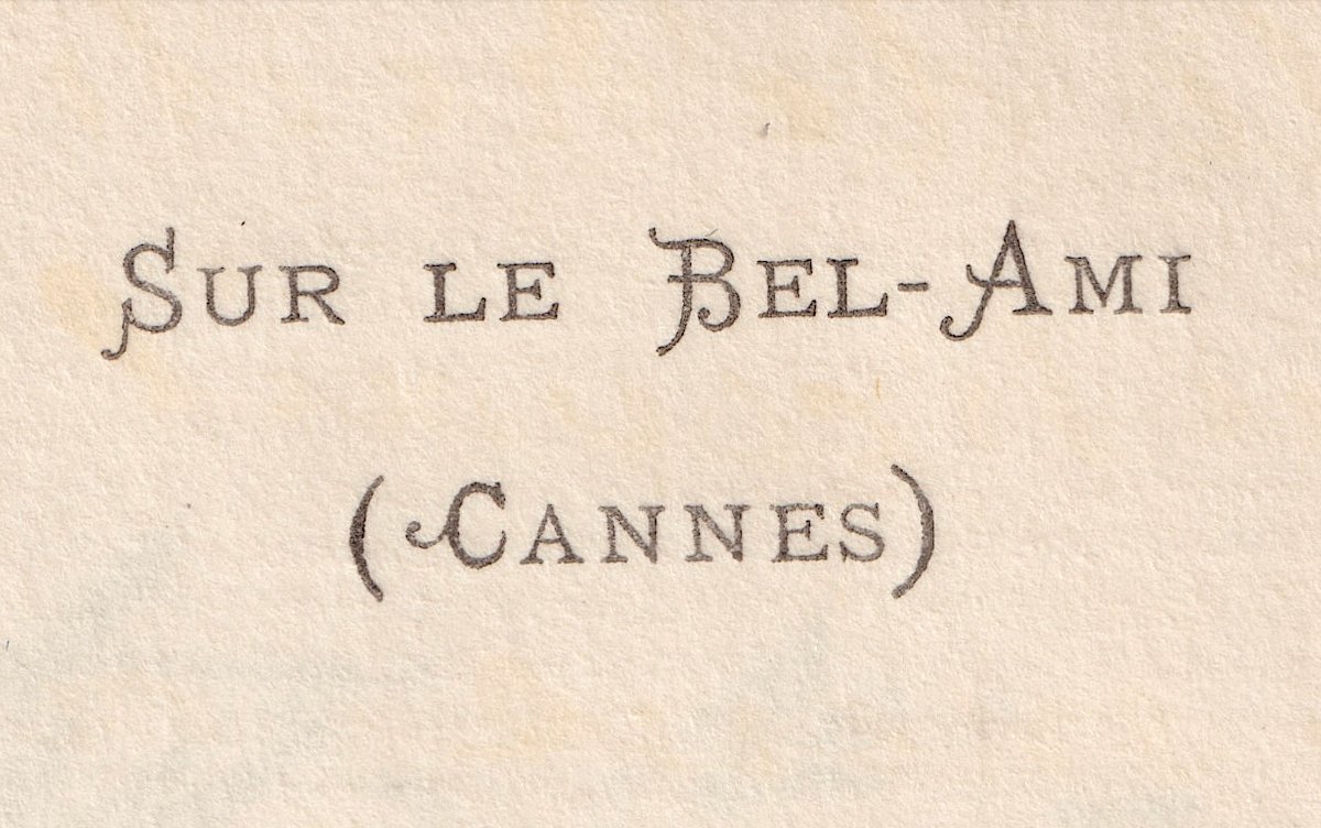 Maupassant: An Autograph Letter Signed A Few Months Before His Hospitalization. 1891, On -photo-4