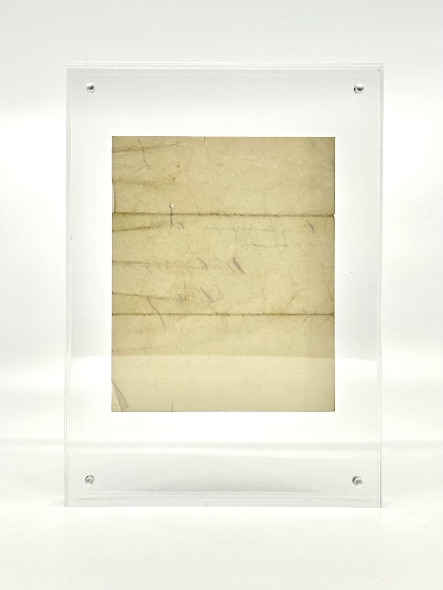 Alexandre Dumas - Autographed Note Signed With His Initials, A.d.-photo-4