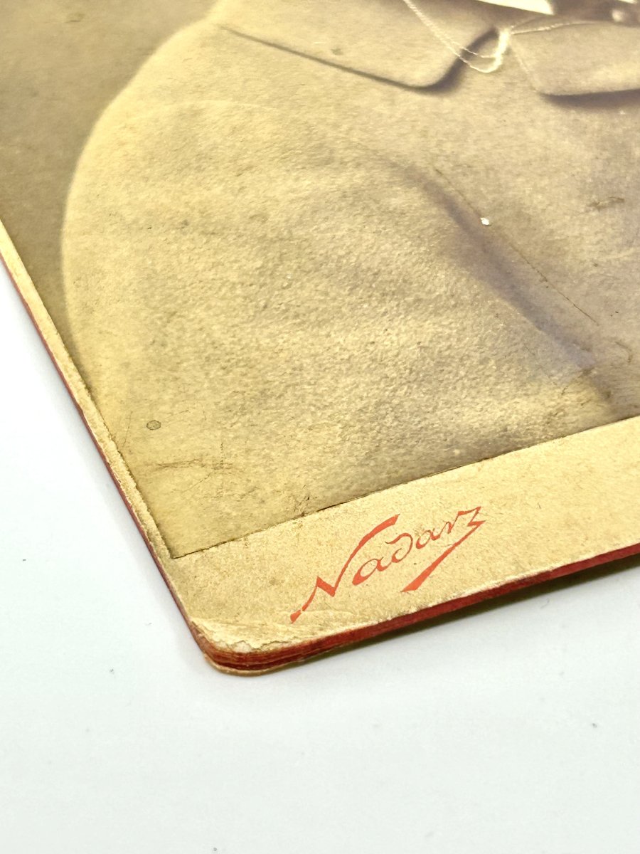 Émile ZOLA - Grand photographie d'époque par Nadar - Format cabinet -photo-4