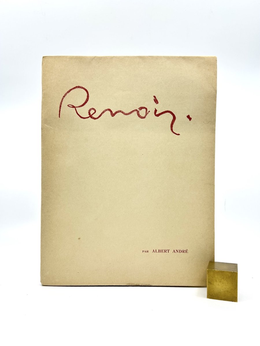 Auguste RENOIR -  Grande signature autographe exécutée à la gouache noire. 1918-photo-6
