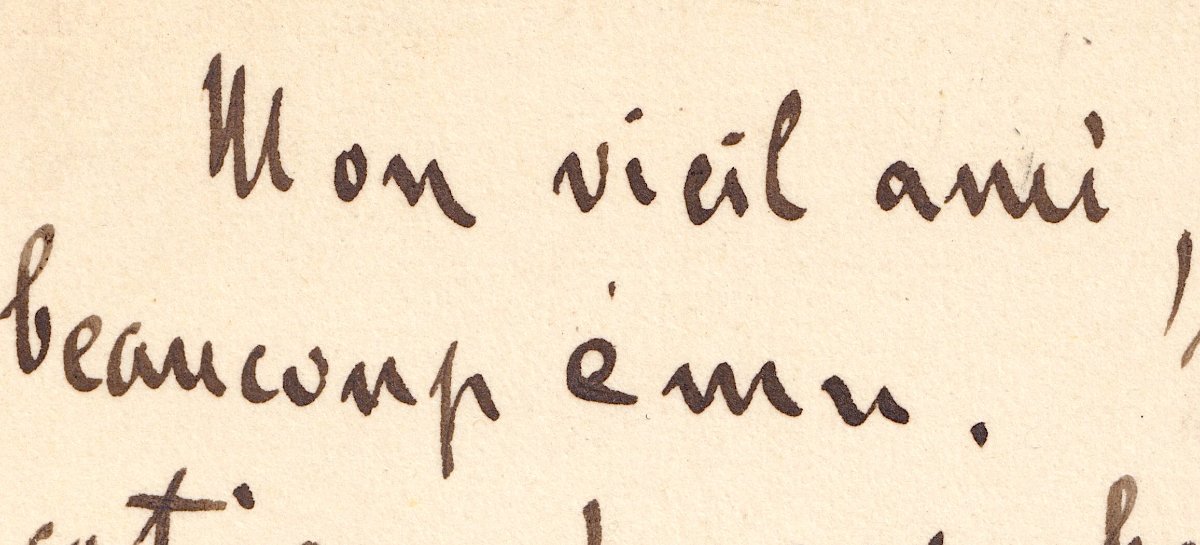 Émile ZOLA - Carte autographe signée avec enveloppe - Soirées de Médan - Henry Céard - 1893-photo-2