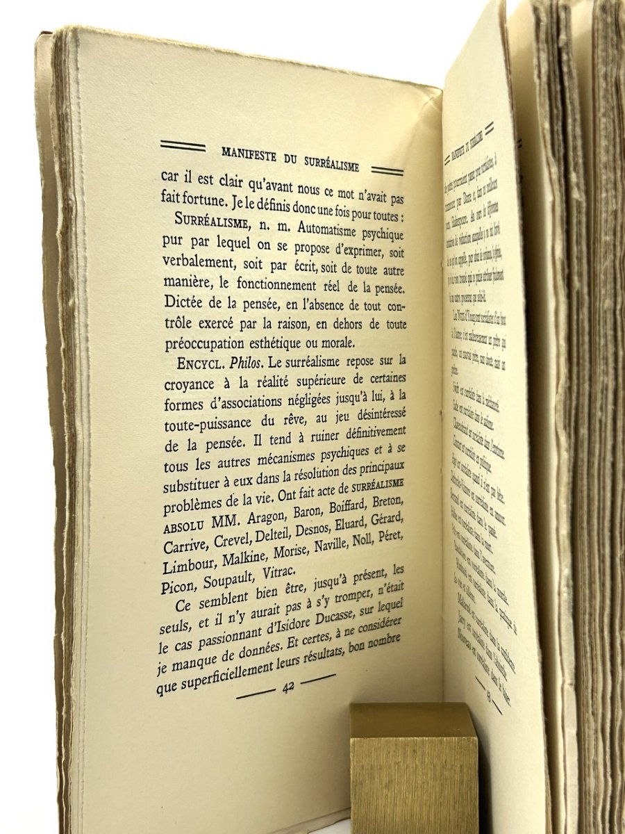 Manifesto Of Surrealism – First Edition. 1924 – André Breton -photo-6