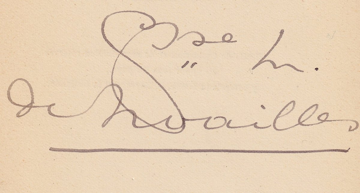 Anna de NOAILLES - Poème autographe signé. -photo-3