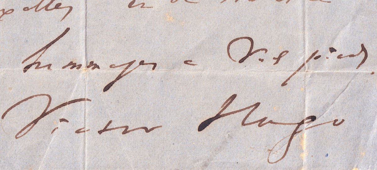 Victor Hugo - Autograph Letter Signed From Hauteville House - Guernsey - Brussels - 1868-photo-1