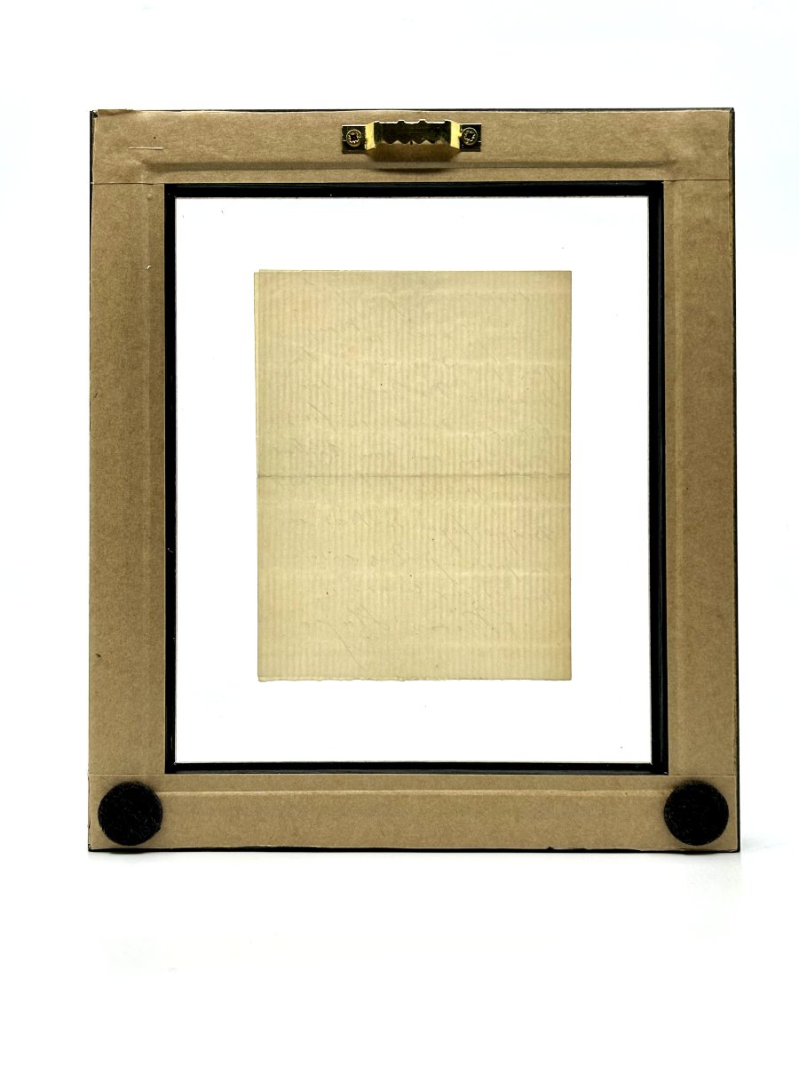 Victor Hugo - Autograph Letter Signed By A Poet With A “valiant Soul” And “gentle Yet Proud” Verses-photo-1