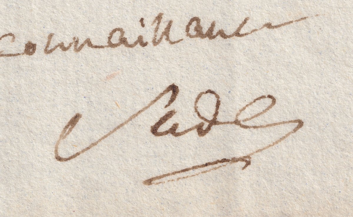 Marquis de SADE - Lettre autographe signée du divin Marquis maudissant ses enfants 1799-photo-4