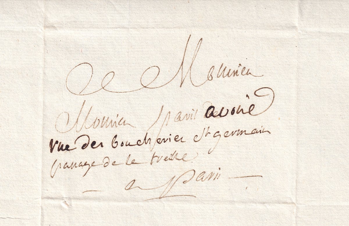Marquis de SADE - Lettre autographe signée du divin Marquis maudissant ses enfants 1799-photo-2