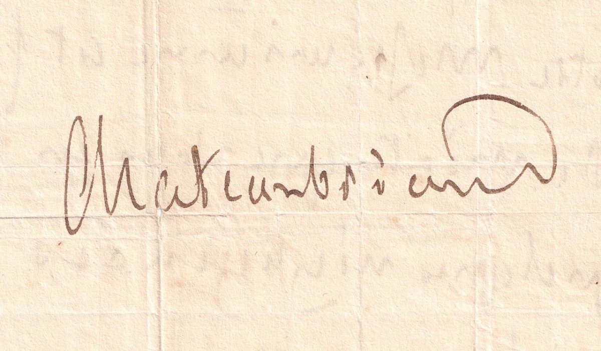 Chateaubriand - Signed Autograph Letter - Highlights The Beauty Of Christian Forgiveness. Christianity.-photo-3