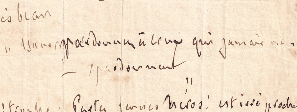Chateaubriand - Signed Autograph Letter - Highlights The Beauty Of Christian Forgiveness. Christianity.-photo-4