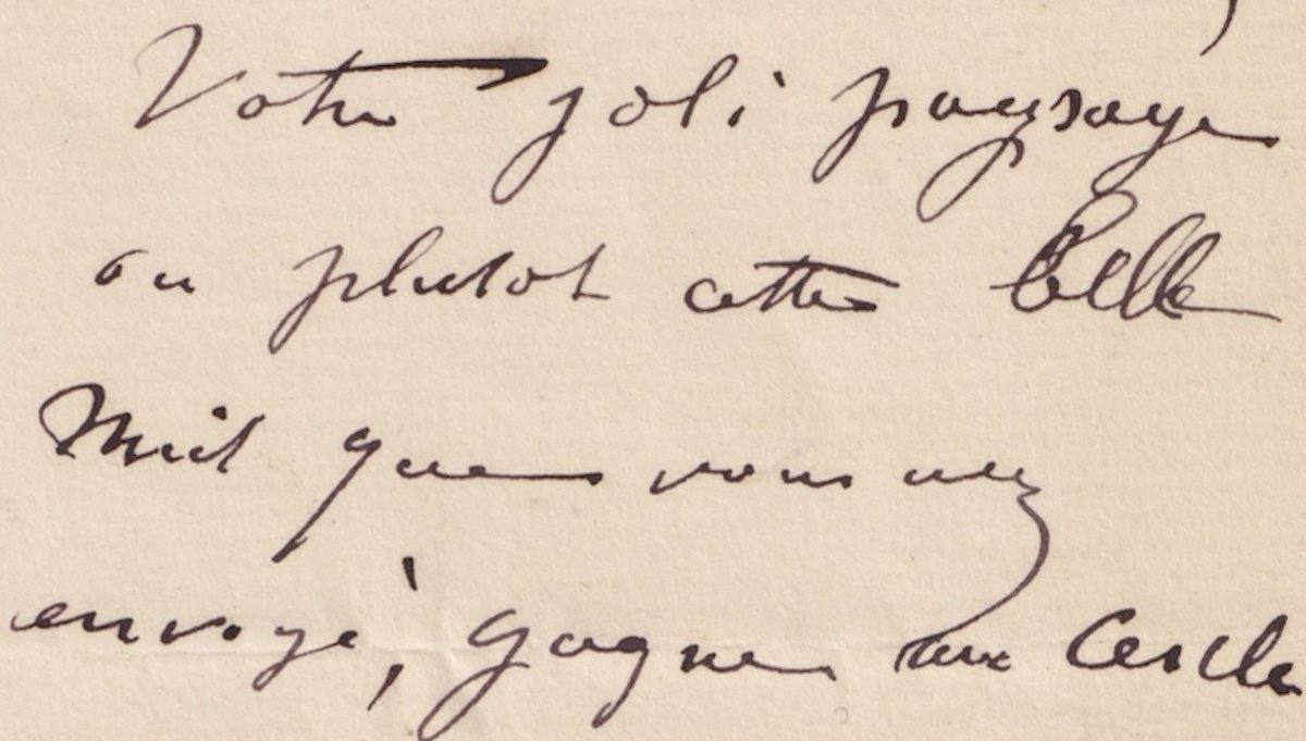 Auguste Rodin Encourages François Flameng - Signed Autograph Letter. C. 1883-photo-4