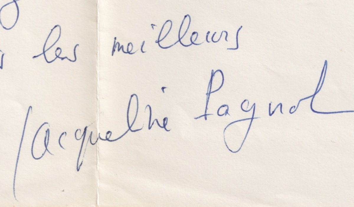 Marcel Pagnol And Jacqueline Pagnol - Signed Autograph Letters, 1961-photo-1