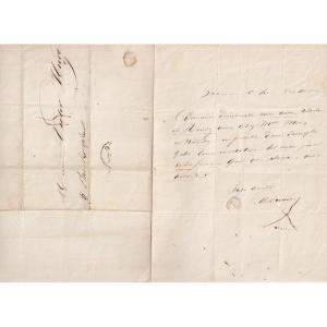 Alexandre DUMAS écrit à Victor HUGO - Lettre autographe signée - 1836 