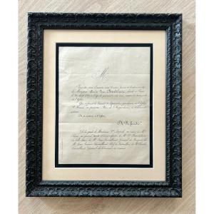 Charles Baudelaire - Announcement Of Death. 1867 - Félicité Baudelaire