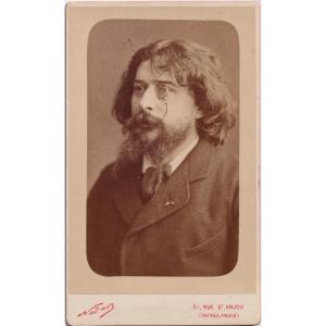 Portrait d'Alphonse Daudet par Nadar - Photographie - 1891