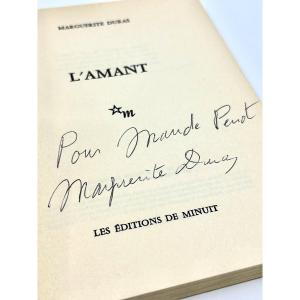 Marguerite Duras - l' Amant - Autograph Letter. 1984