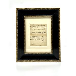Alexandre DUMAS - "je suis un chercheur de pierres précieuses", manuscrit autographe signé.