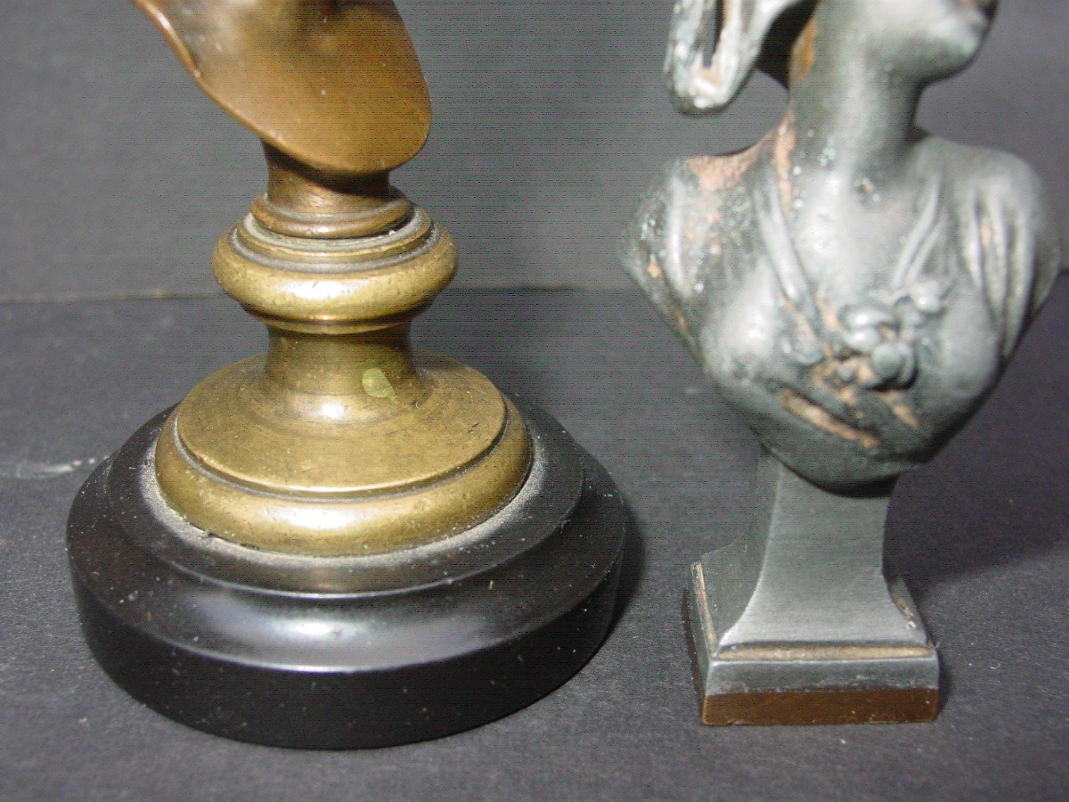 Lot Of Two Small Busts 1900-photo-1