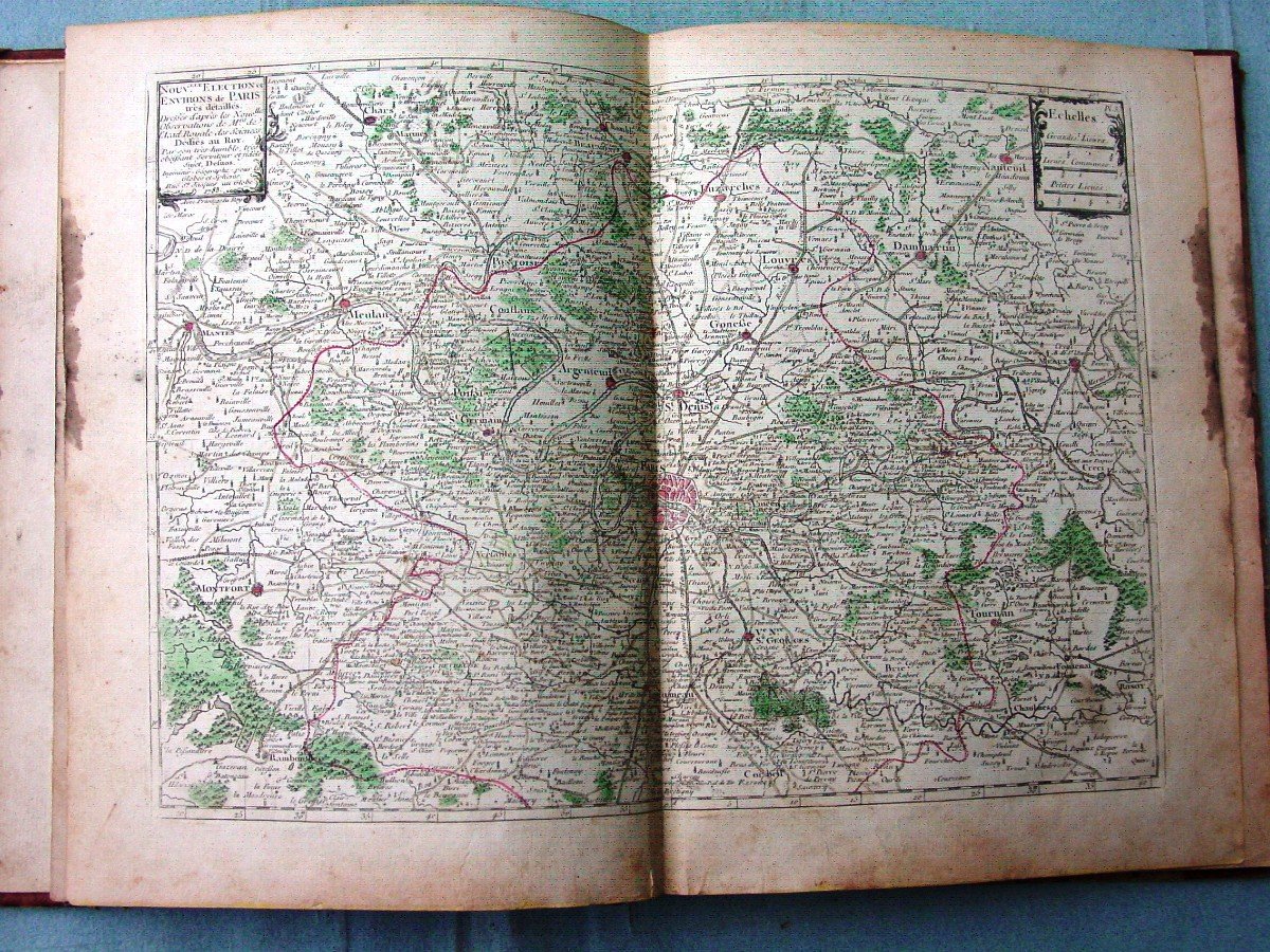 1783 Atlas Of France Divided Into Its Military Governments By Desnos-photo-4