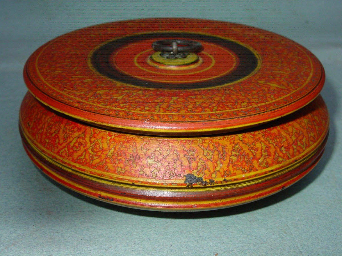 Rajasthan - Tikka Or Tilak Box Circa 1950-photo-4