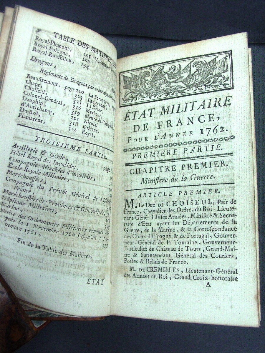 Military State 1762 De Montandre & Roussel-photo-2