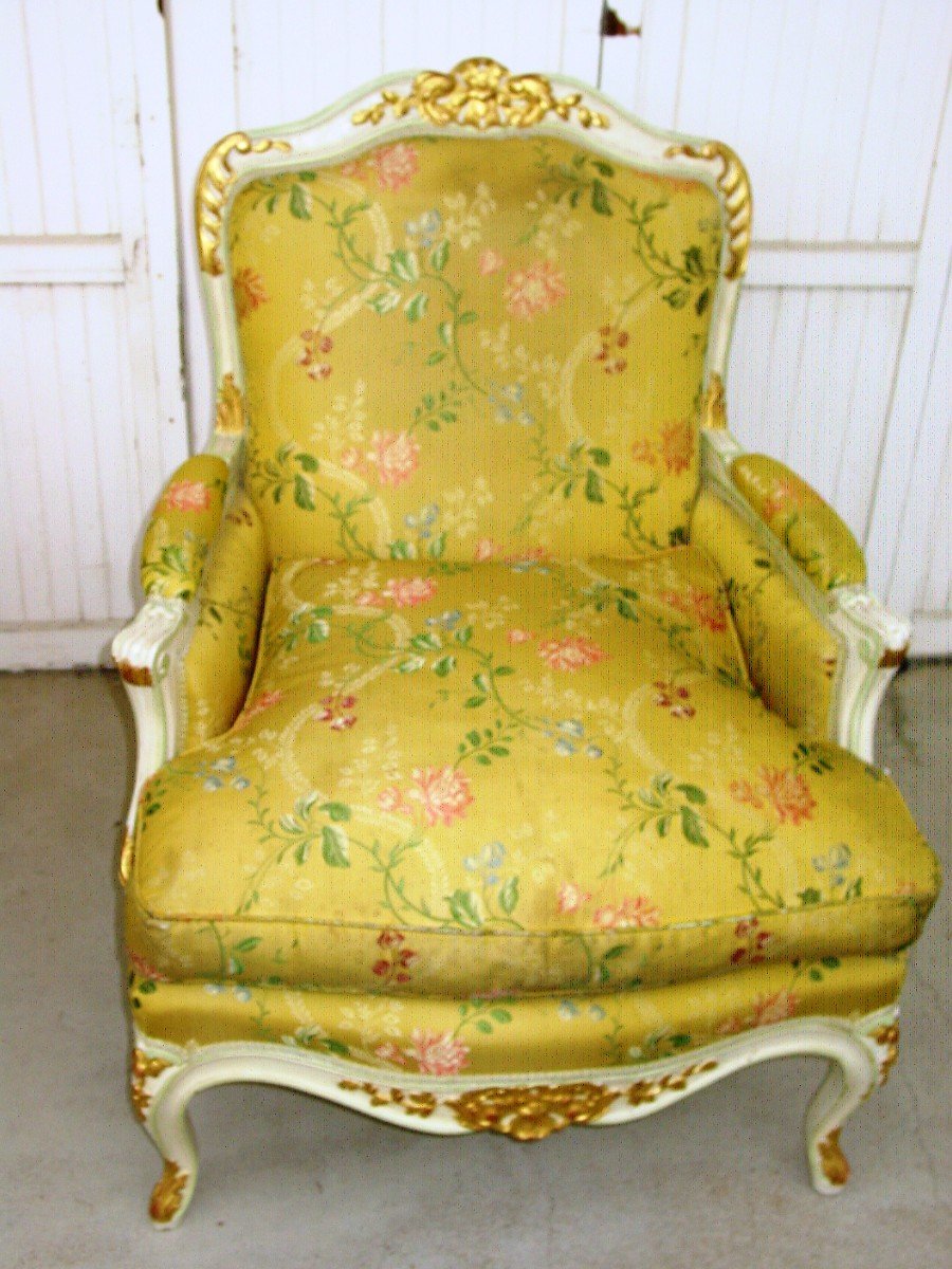 Louis XV Lacquered & Gilded Living Room Maison Dissidi-photo-3