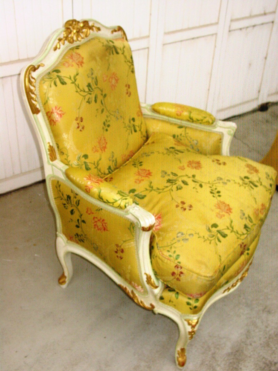 Louis XV Lacquered & Gilded Living Room Maison Dissidi-photo-4