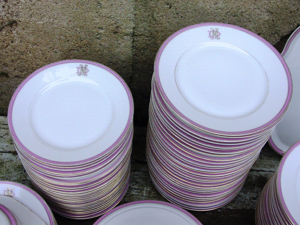 Service De Table 100 pièces 19ème Dia. Ass. 23 Cm.-photo-3