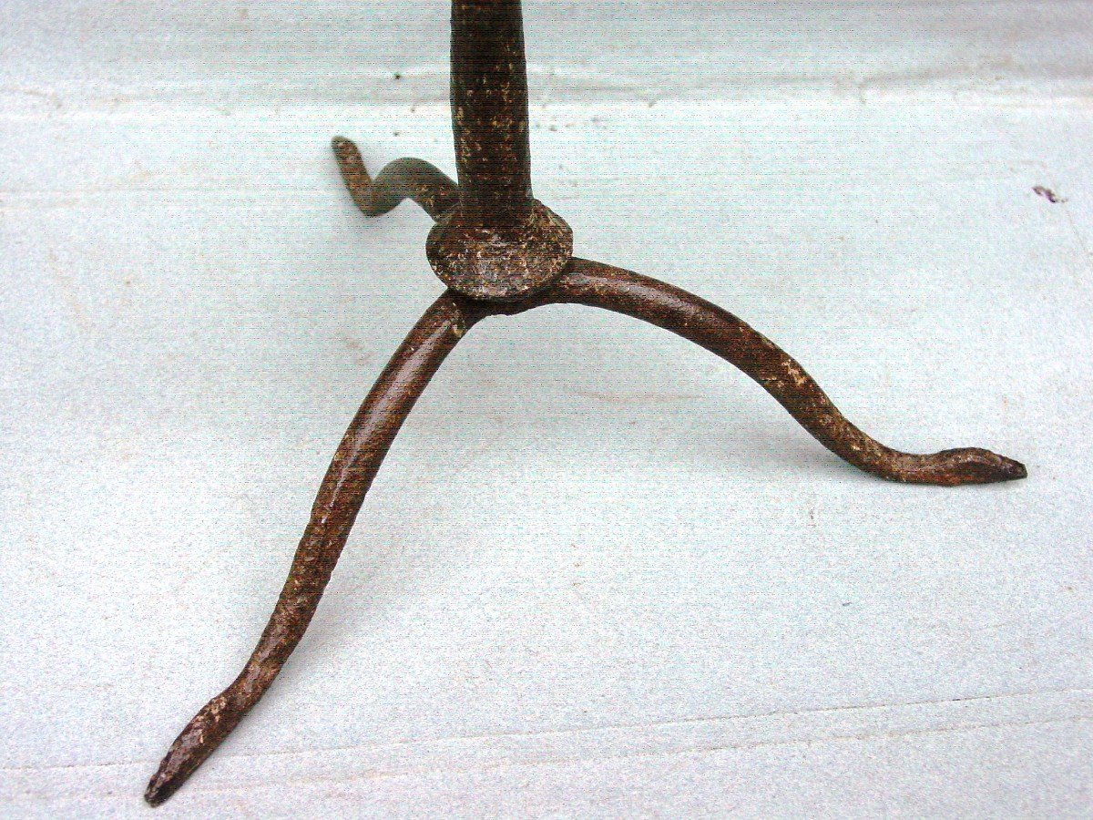 Candleholder, 5-branch Candlestick. Attributed To The Ateliers De Marolles-photo-4