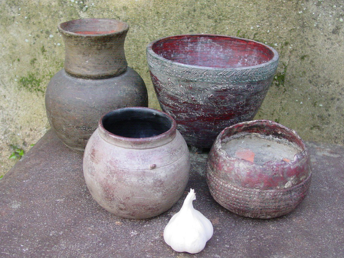 Set Of Terra Cotta Vases-photo-2