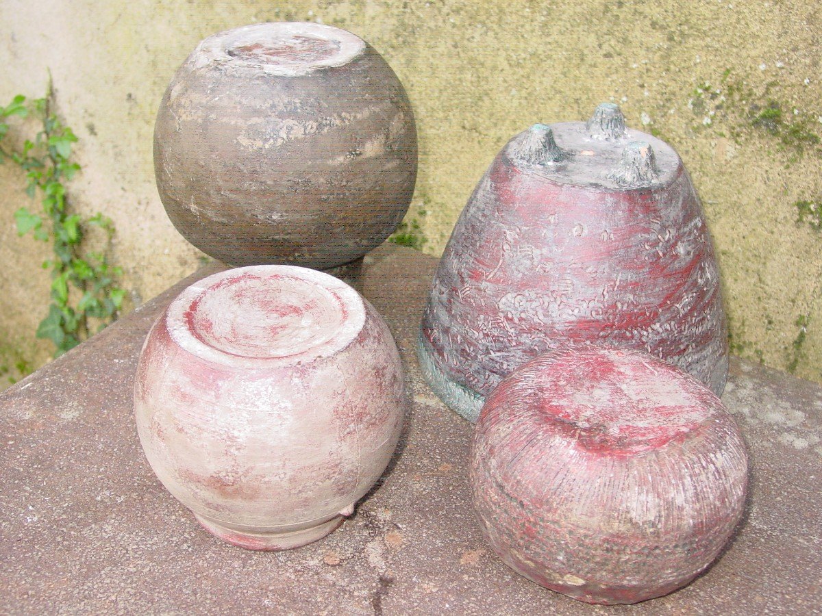 Set Of Terra Cotta Vases-photo-2