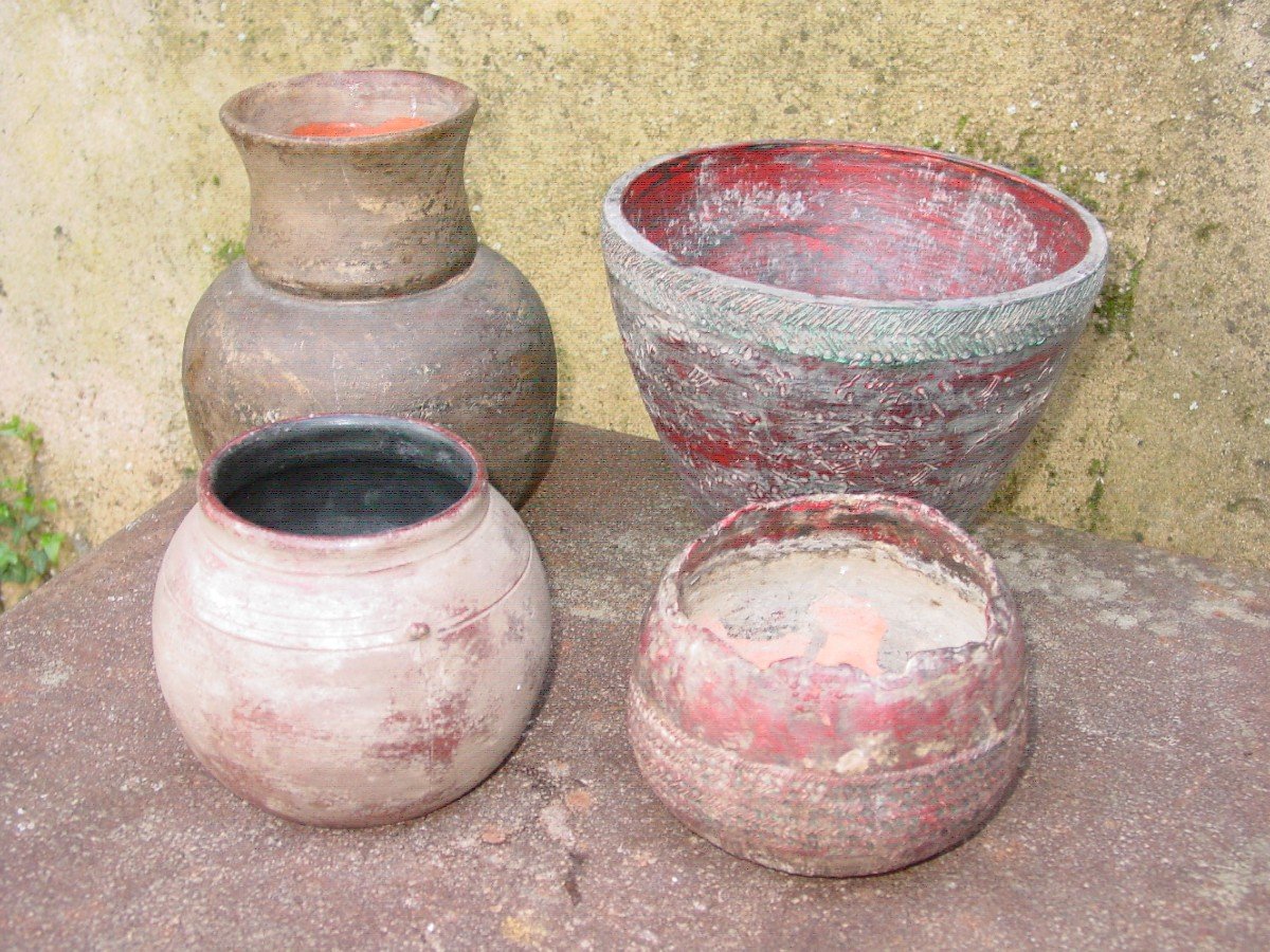 Set Of Terra Cotta Vases-photo-3