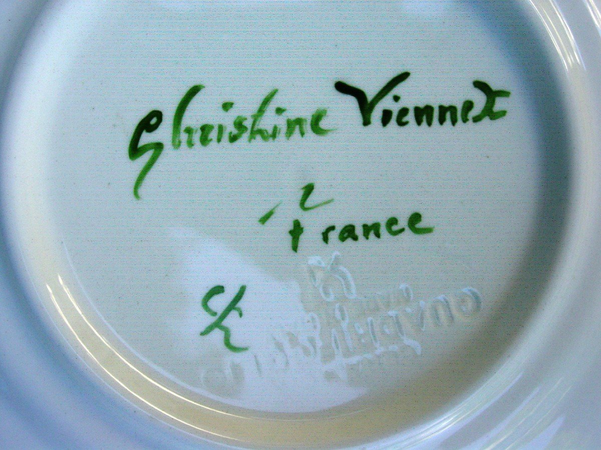 It's Not Hubert De Givenchy Who Wants! Trompe l'Oeil Plate By C. Viennet-photo-2