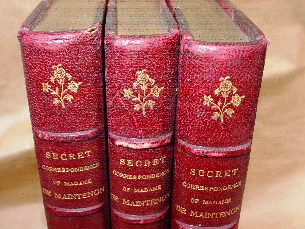 1827 Langue Anglaise : "secret Correspondence Of Madame De Maintenon" édition originale-photo-3