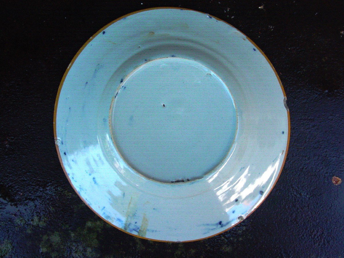 3 Assiettes Delft 18ème Siècle-photo-3