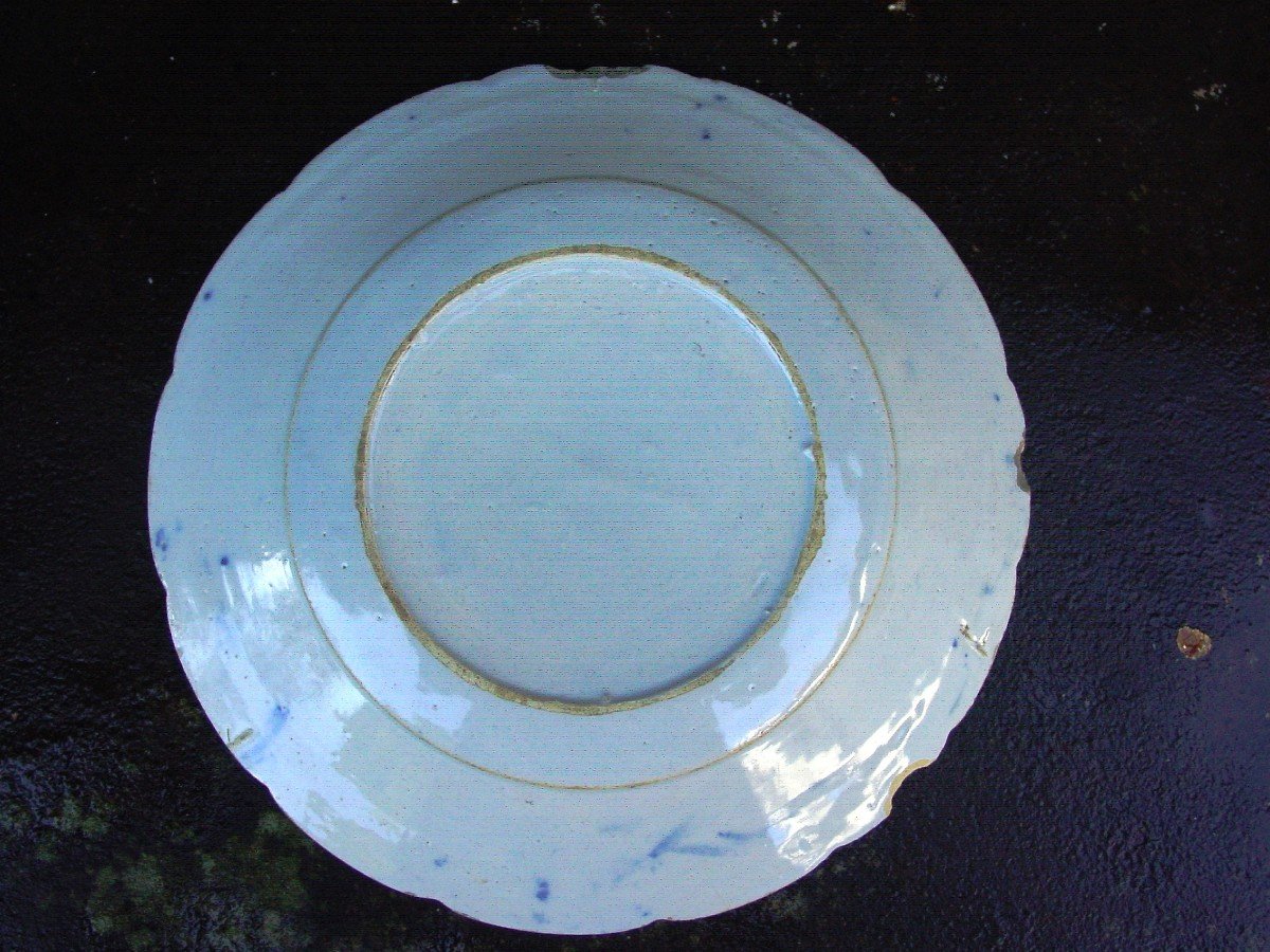 3 Assiettes Delft 18ème Siècle-photo-1