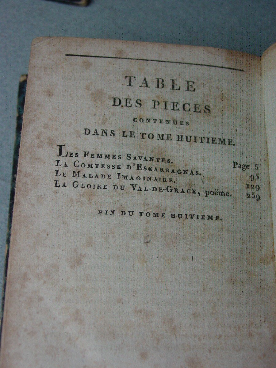 All Molière 1813 Chez Firmin Didot J. B Poquelin-photo-4