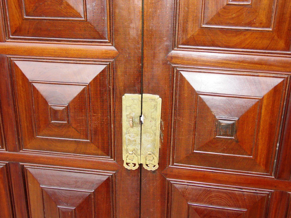China Huanghuali Pair Of Cabinet Doors-photo-4