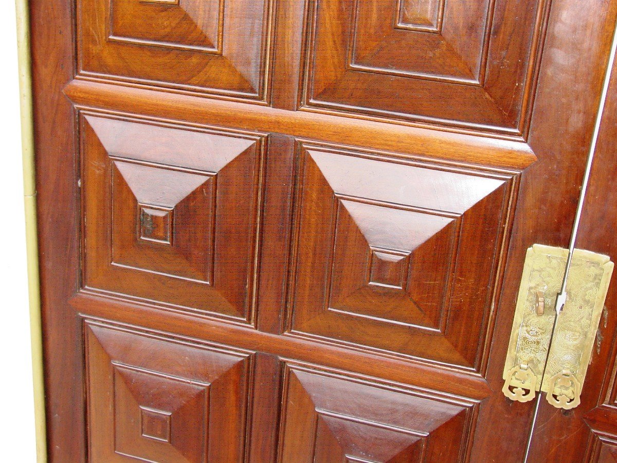 China Huanghuali Pair Of Cabinet Doors-photo-5