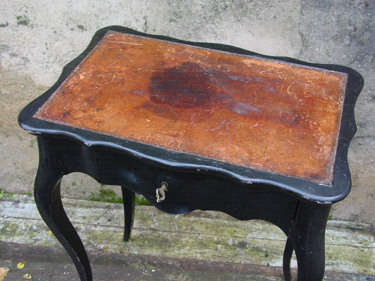 Petite Table Style Louis XV Laquée Goût Jansen-photo-2