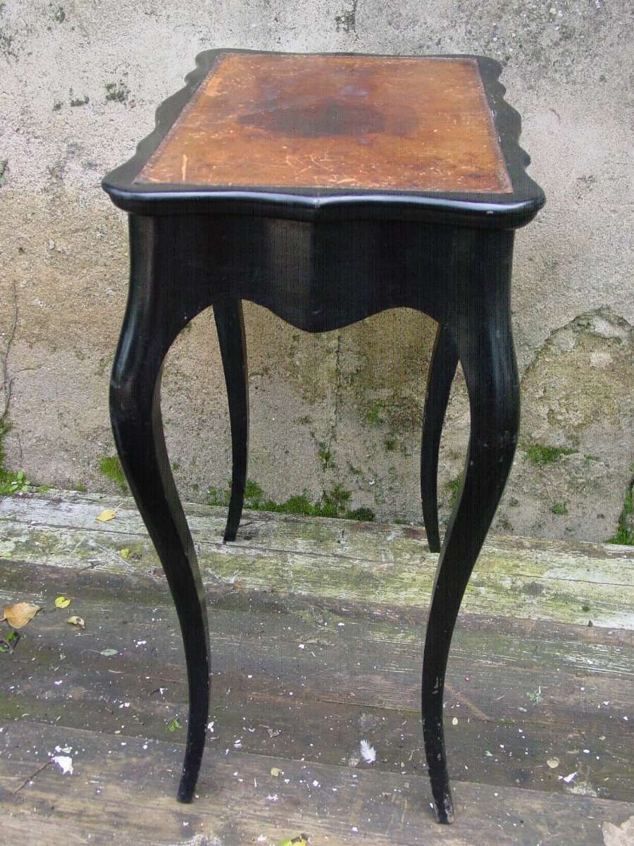 Petite Table Style Louis XV Laquée Goût Jansen-photo-1