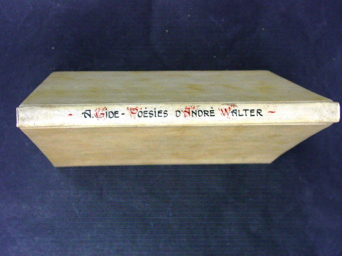 1922 André Gide: Poems Of André Walter" Frontispiece Marie Laurencin Chez Nrf