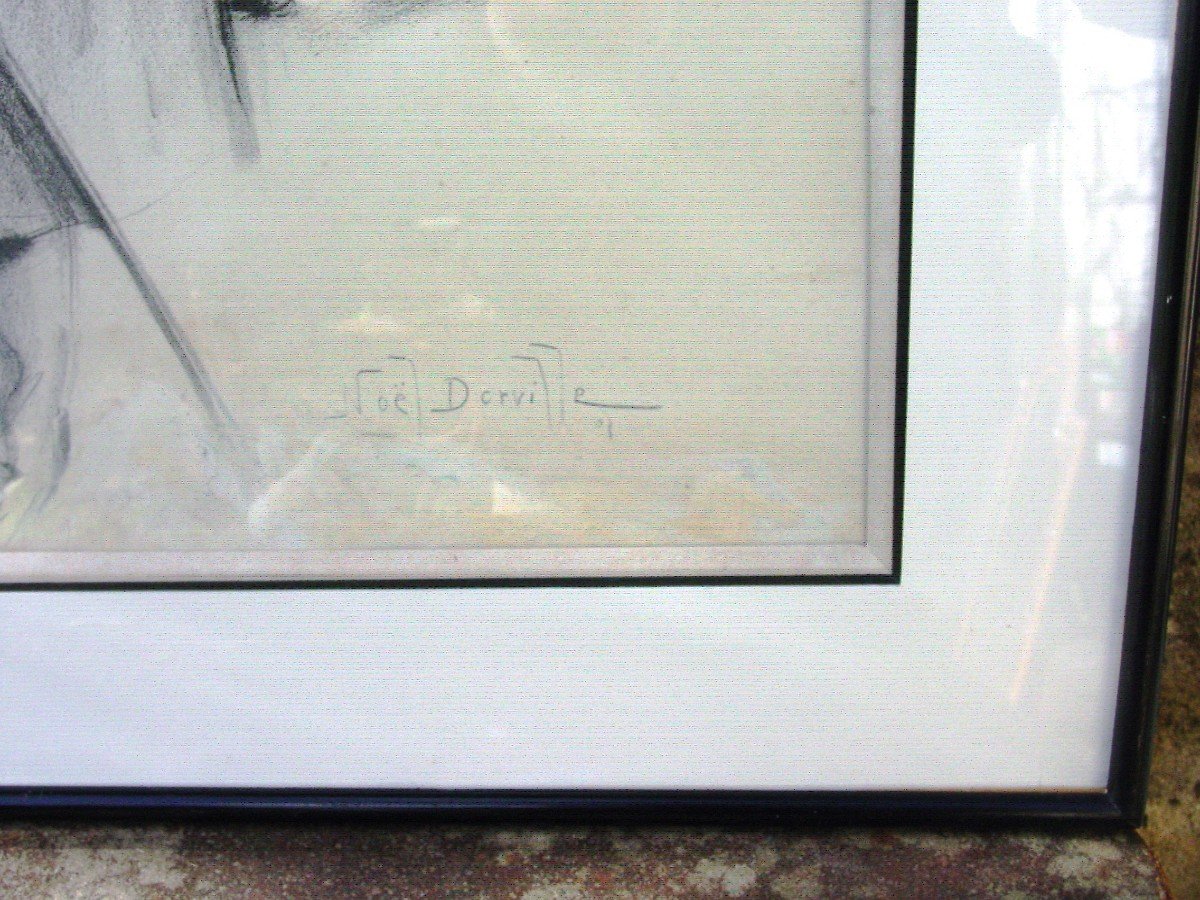 2 Lithographies Noël Dorville Caricatures Bien Encadrées l'Assiette Au Beurre-photo-1