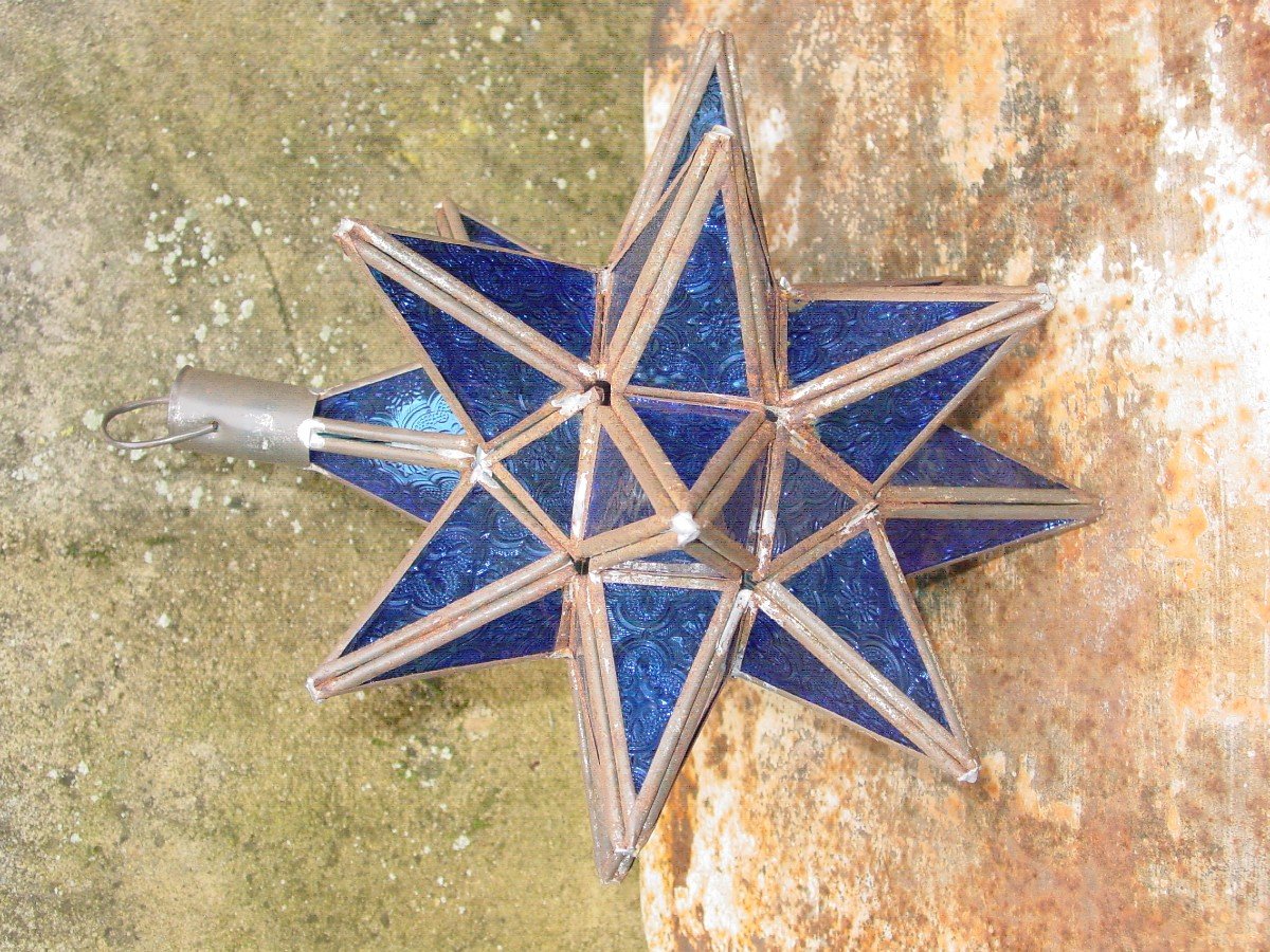 Star Dodecahedron Morocco Circa 1960 Ceiling Lamp-photo-2