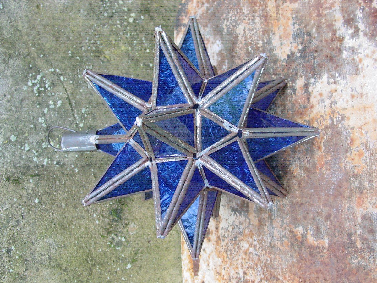 Star Dodecahedron Morocco Circa 1960 Ceiling Lamp-photo-3