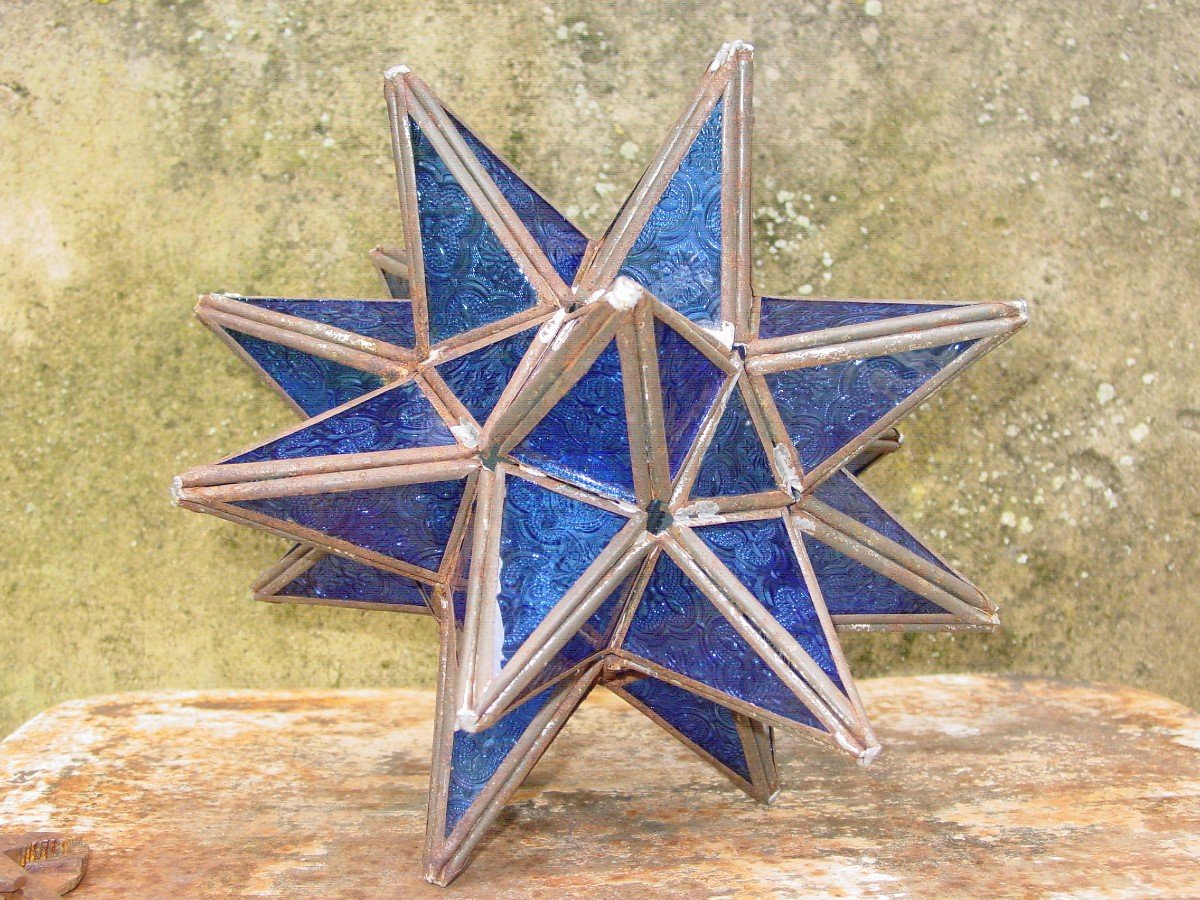 Star Dodecahedron Morocco Circa 1960 Ceiling Lamp-photo-3