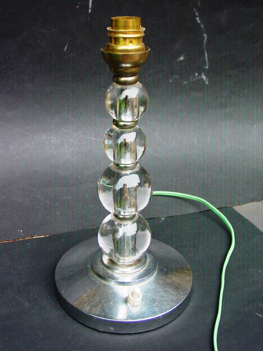 Lampe Moderniste  J. Adnet Ou Ersatz