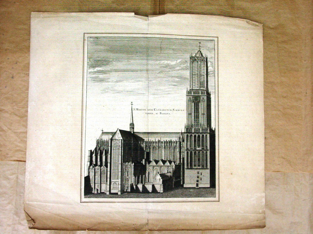 Engraving Basilique Ultrecht 1660 Saint-martin-photo-2