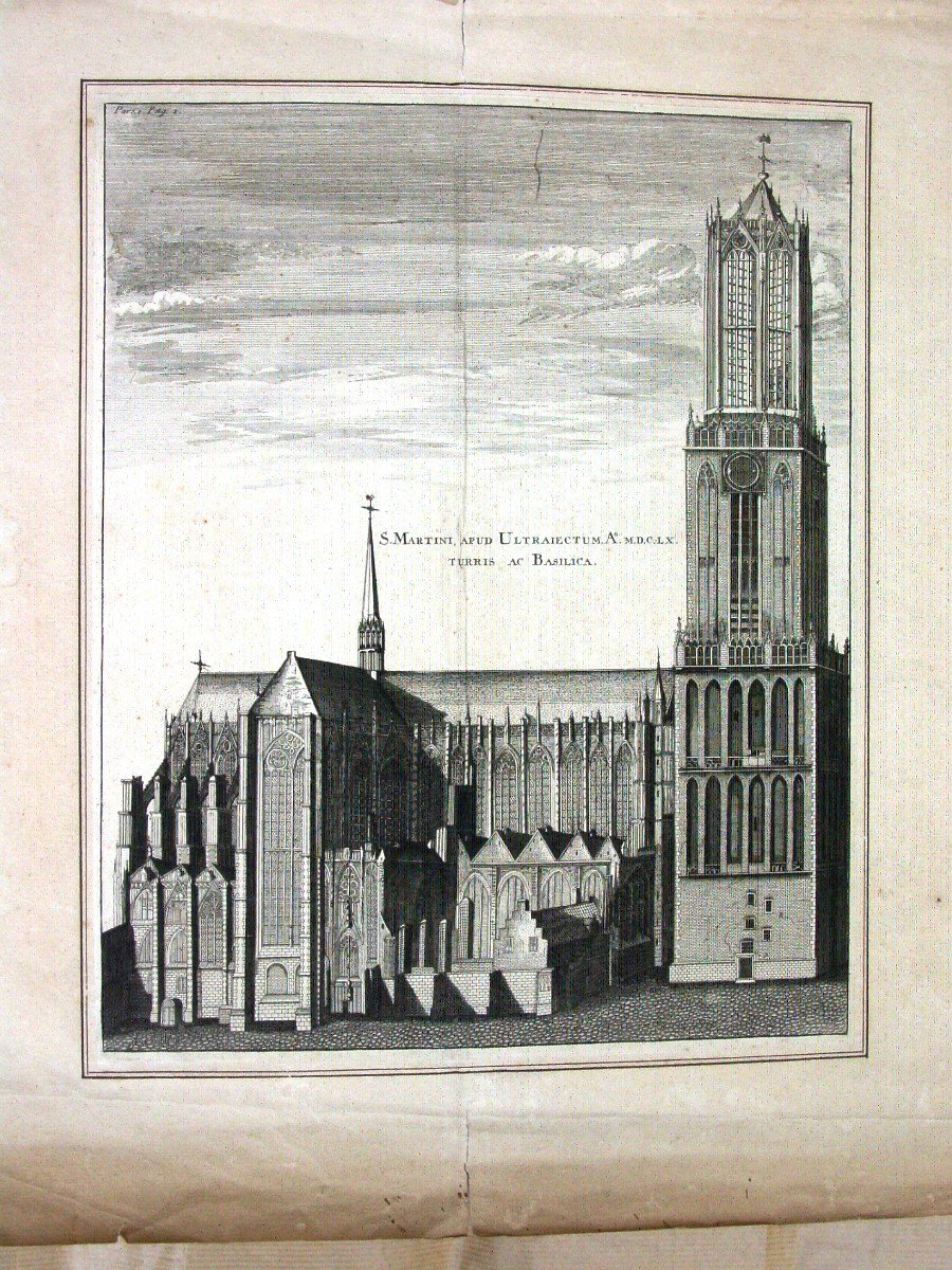 Engraving Basilique Ultrecht 1660 Saint-martin-photo-4