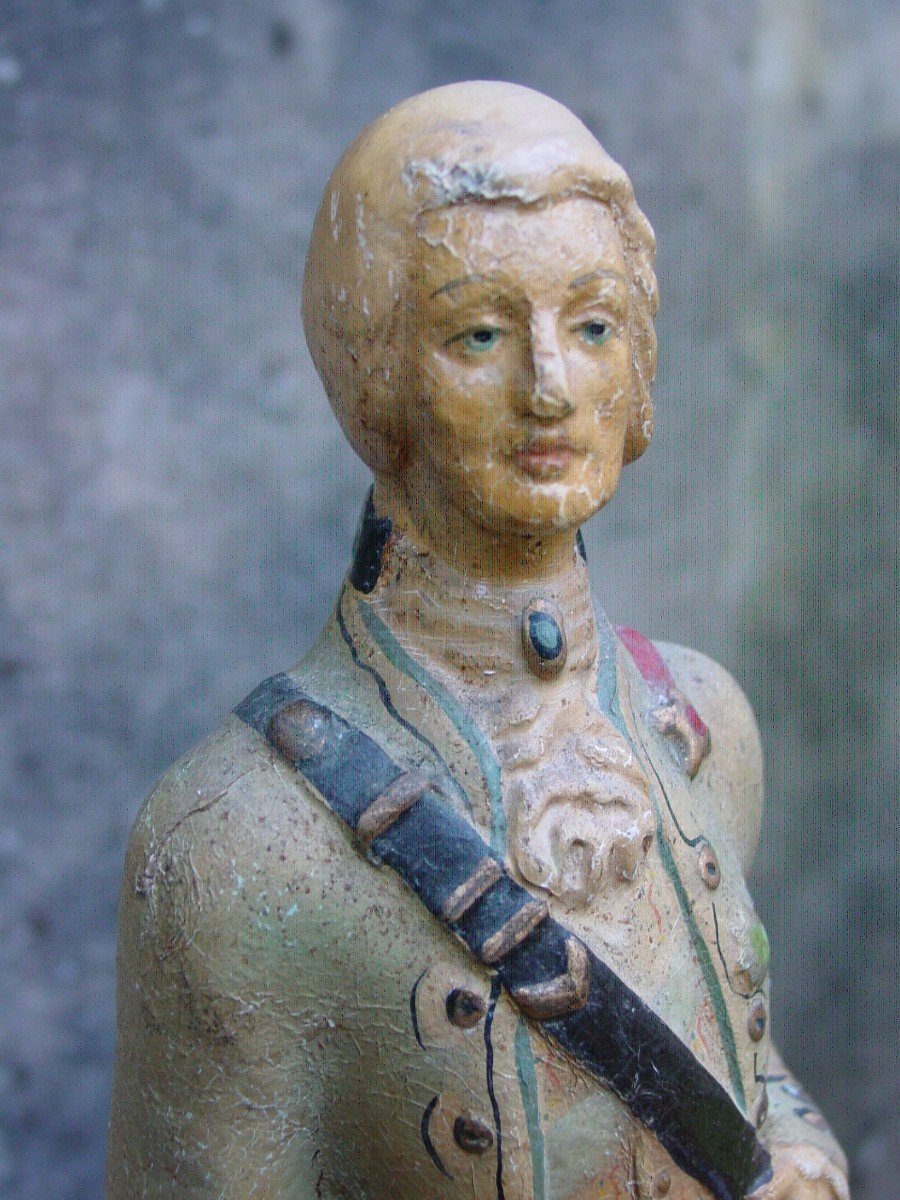 Drambuie : Effigie Publicitaire "prince Charlie" Papier Maché-photo-4